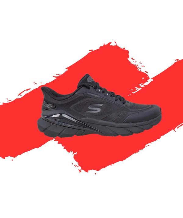 skechers slip ins skech cage men's black